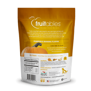 Fruitables Dog Treats Pumpkin & Banana 198gr - Shopivet.com