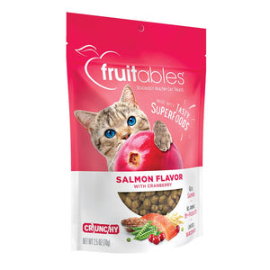 Fruitables Salmon Flavor with Cranberry Cat Treats 70g - Shopivet.com