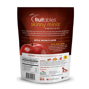 Fruitables Skinny Minis Dog Treats Apple & Bacon 5 oz - Shopivet.com