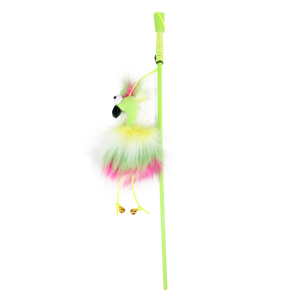 Furry Ball - Fluffy Bird Wand - Pink