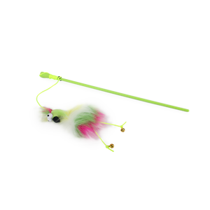Furry Ball - Fluffy Bird Wand - Pink