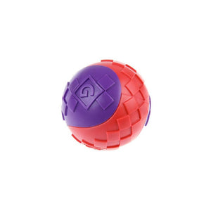 GiGwi Ball Red/Purple Squeaker Solid (Small) - Shopivet.com