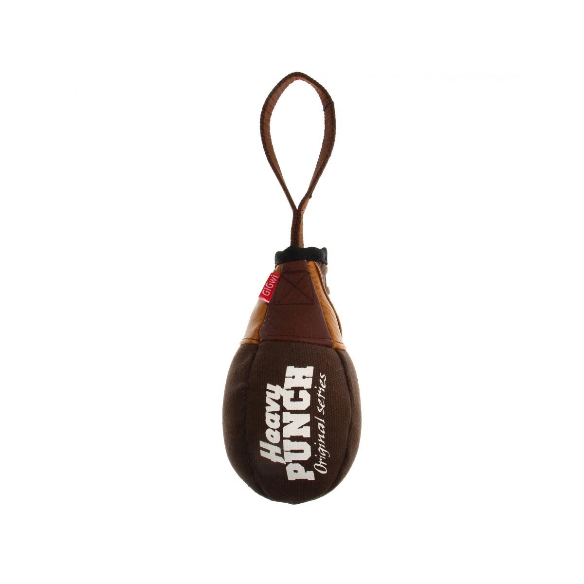 Gigwi Heavy Punch Boxing Pear With Squeaker Canvas / Leatherette / Rubber (Large) - Shopivet.com
