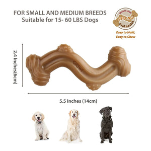 GiGwi Nylon Bone With S Shape – 5.5″ (Medium) - Shopivet.com