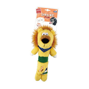 GIGWI Shaking Fun Plush Toy Lion With Squeaker Inside - Shopivet.com