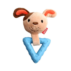 GiGwi Suppa Puppa Dog with Squeaker inside – Plush/TPR (Small) - Shopivet.com