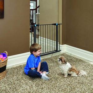 Graphite Glow in the Dark Steel Pet Gate - 29" - Shopivet.com