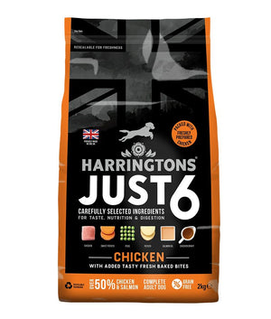 Harringtons Just 6 Chicken Grain Free Adult Dry Dog Food - 6kg - Shopivet.com