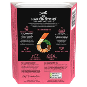 Harringtons Just 6 Salmon Grain Free Adult Wet Dog Food 380g - 380G - Shopivet.com