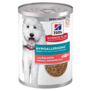 Hill’s Science Plan Hypoallergenic Adult Dry wet Food with Salmon (12x363g) - Shopivet.com
