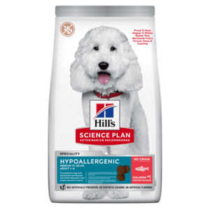 Hill’s Science Plan Hypoallergenic Medium Breed Adult Dry Dog Food with Salmon (12kg) - Shopivet.com