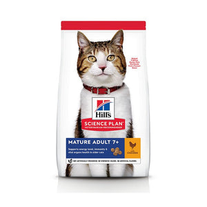 Hill’s Science Plan Mature Adult 7+ Cat Food With Chicken (1.5kg) - Shopivet.com