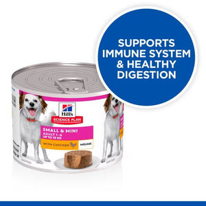 Hill’s Science Plan Small and Mini Adult Dog Mousse (12x200g) - Shopivet.com