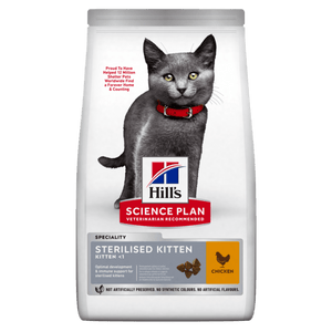 Hill’s Science Plan Sterilised Kitten Food with Chicken (1.5kg) - Shopivet.com