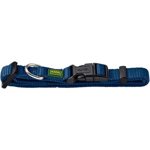 Hunter Vario Basic Dog Collar - Blue X - Small - Shopivet.com