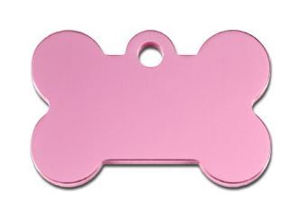ID Tag Bone Small Pastel - PINK - Shopivet.com