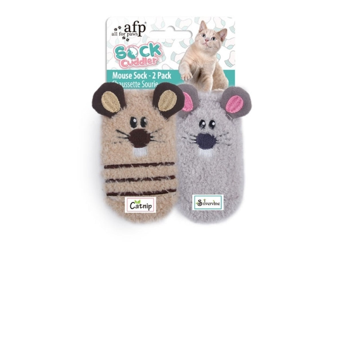 Sock Cuddler - Mouse Sock - 2 Pack