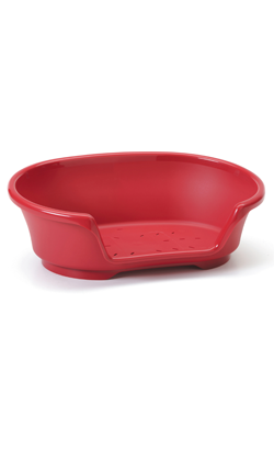 Savic Cosy Air Plastic Dog Bed - Black 78CM