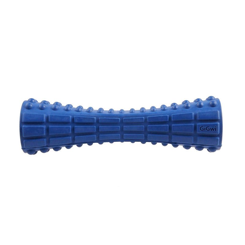Johnny Stick Extra Durable Solid Rubber Dog Toy - blue - Shopivet.com