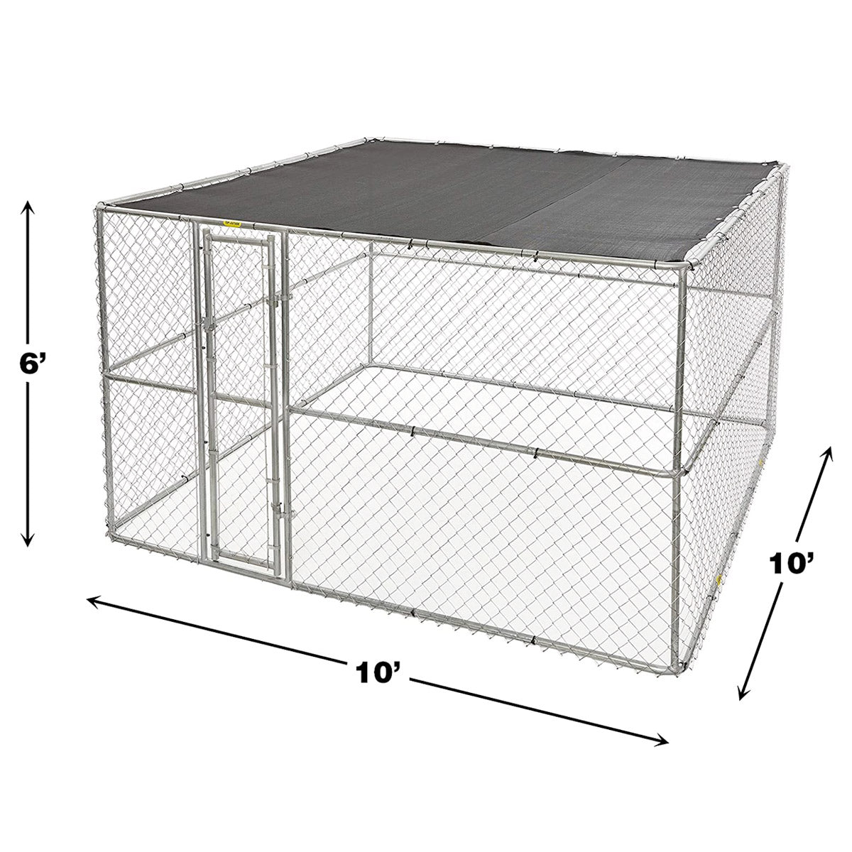 K9 Extra - Large Steel Chain Link Portable Kennel - Shopivet.com