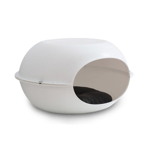 Kennel for Cats – Cuccia Luna - white - Shopivet.com