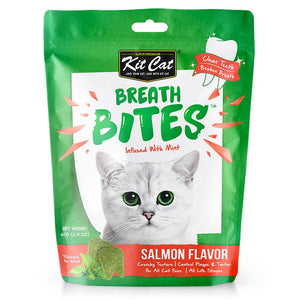 Kit Cat Breath Bites Salmon Flavor 60g - Shopivet.com