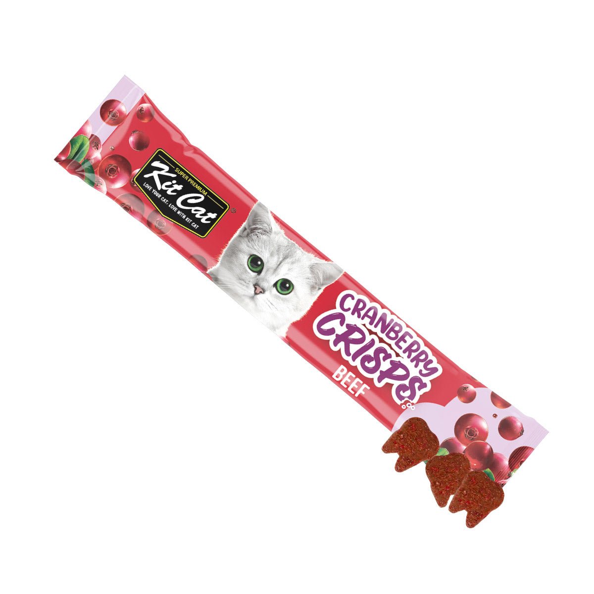 Kit Cat Cranberry Crisps Beef Box (50 sachets) - Shopivet.com