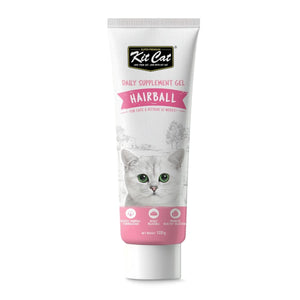 Kit Cat Daily Nutritional Supplement Gel For Cats & Kittens – Hairball (120g) - Shopivet.com