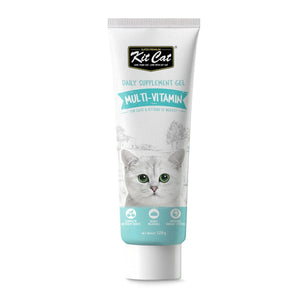 Kit Cat Daily Nutritional Supplement Gel For Cats & Kittens – Multi - Vitamin (120g) - Shopivet.com
