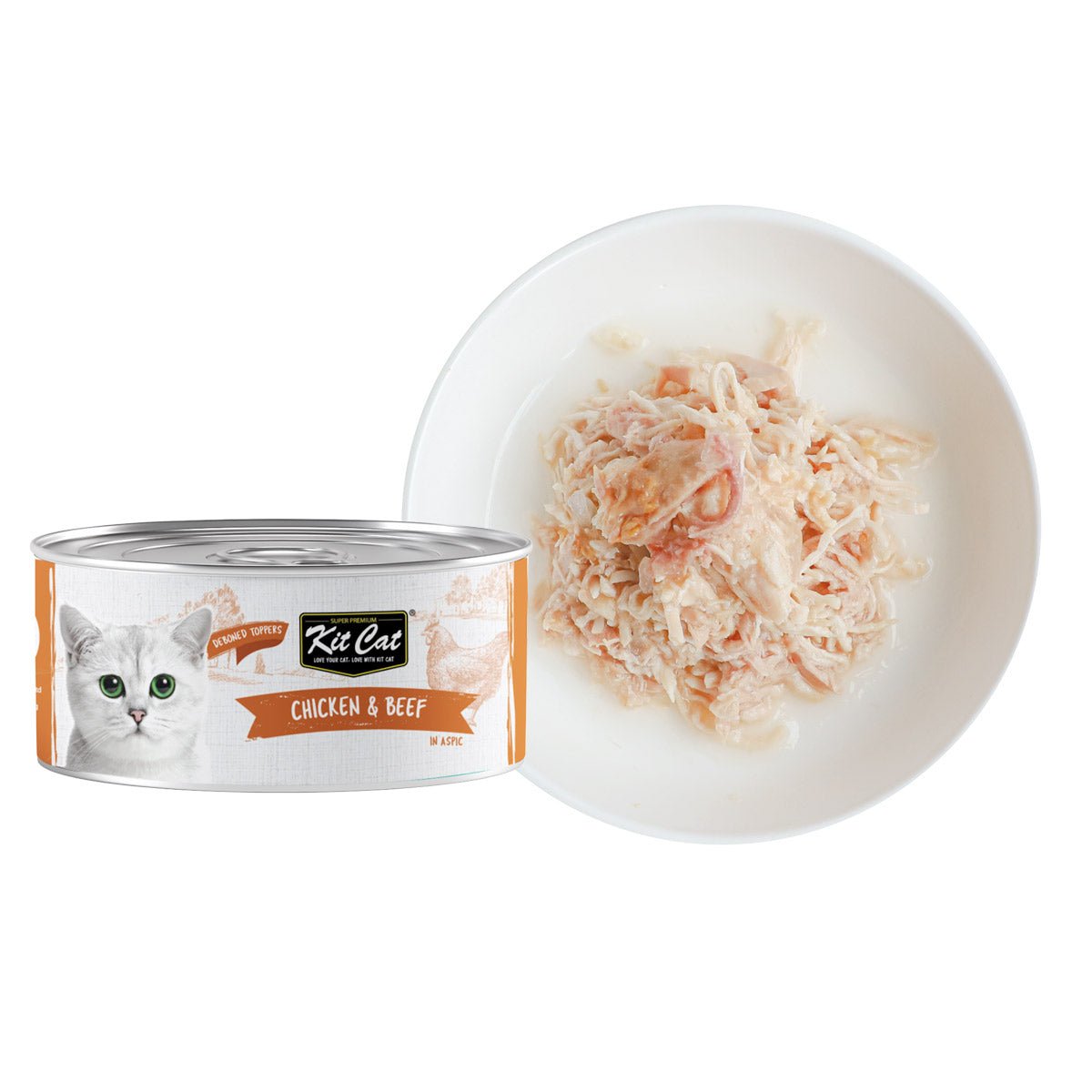 Kit Cat Deboned Chicken & Beef 80g (1 Box - 24pcs) - Shopivet.com