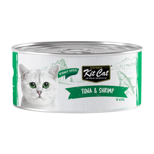 Kit Cat Deboned Tuna & Shrimp Toppers 80g (1 Box - 24pcs) - Shopivet.com