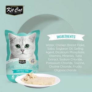 Kit Cat Petite Pouch 70g – Chicken & Saba (1 Box - 24pcs) - Shopivet.com