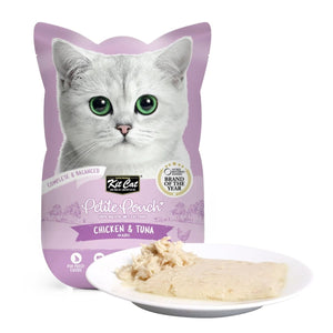 Kit Cat Petite Pouch 70g – Chicken & Tuna (1 Box - 24pcs) - Shopivet.com