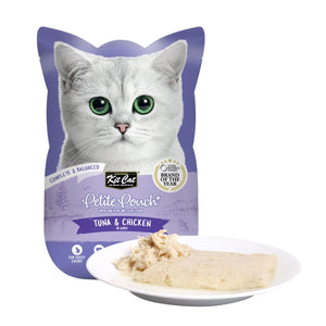 Kit Cat Petite Pouch 70g – Tuna & Chicken (1 Box - 24pcs) - Shopivet.com
