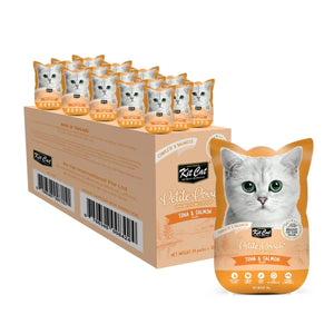 Kit Cat Petite Pouch 70g – Tuna & Salmon (1 Box - 24pcs) - Shopivet.com