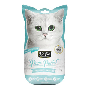 Kit Cat Purr Puree Tuna & Fiber (Hairball) - Shopivet.com