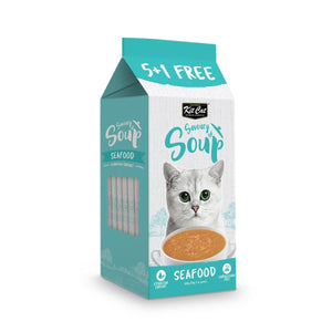 Kit Cat Savoury Soup Seafood 300g ( 6 X 50g ) - Shopivet.com