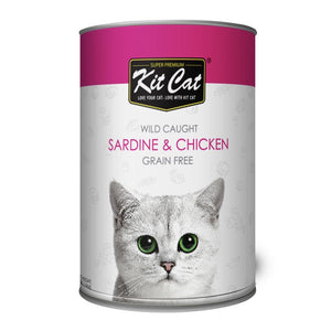 Kit Cat Wild Caught Sardine & Chicken - Shopivet.com
