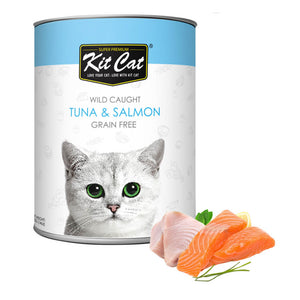 Kit Cat Wild Caught Tuna & Salmon - Shopivet.com