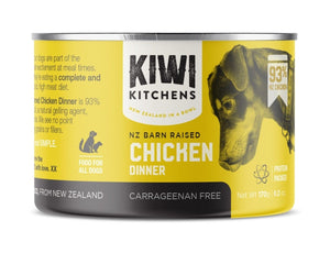 Kiwi Kitchens Barn Raised Chicken Dinner Canned Wet Dog Food - 375g - Shopivet.com