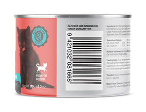 Kiwi Kitchens Beef & Mussel Dinner Canned Wet Kitten Food - 85g - Shopivet.com