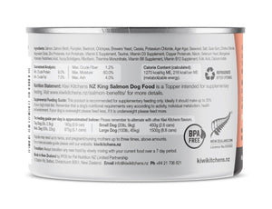 Kiwi Kitchens King Salmon Topper for Supplemental Feeding Canned Wet Dog Food - 375g - Shopivet.com