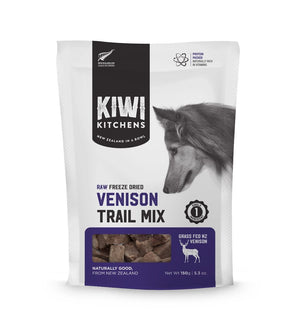 Kiwi Kitchens Raw Freeze Dried Venison Trail Mix - 150g - Shopivet.com