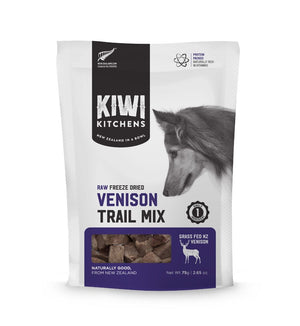 Kiwi Kitchens Raw Freeze Dried Venison Trail Mix - 75g - Shopivet.com