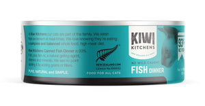 Kiwi Kitchens Wild Caught Fish Dinner Canned Wet Cat Food - 170g - Shopivet.com