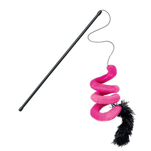 Kong Kickeroo Twirl Teaser Cat Toy - OS - Shopivet.com