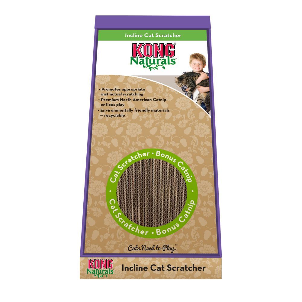 Kong Naturals Incline Cat Scratcher - Shopivet.com