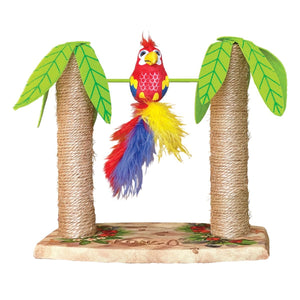 Kong Play Spaces Tiki Twirl Cat Scratcher - Shopivet.com