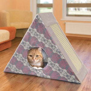 Kong Play Spaces Zen Den Cat Scratcher - Shopivet.com