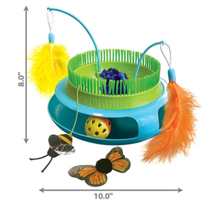 Kong Playground Garden Multi - Sensory Enrichment Cat Toy - Shopivet.com